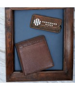 Handmade Black Leather Bifold Wallet – Full-Grain Genuine Leather, Durab... - $121.66 CAD