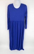 Longyuan Blue Long-Sleeve Maxi Dress 2XL NWT - £7.89 GBP