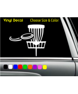 Disc Golf Basket with disc Decal Laptop Car Window Sticker CHOOSE SIZE C... - €2,76 EUR+