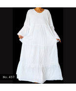 No.457 - Handmade 1X,2X,3X,4X,5X,6X,7X Plus Size Women&#39;s Clothing Long S... - $48.00+