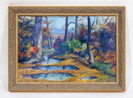 Gorgeous Untitled Forest Landscape by Ruth Howard Oil on Board Framed - £396.90 GBP