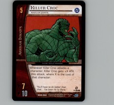 VS System Trading Card 2005 Upper Deck Killer Croc DC Comics - £1.57 GBP