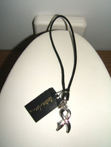 Cookie Lee Purse Genuine Crystal Charm Breast Cancer Awareness (New W/TAG) - £7.99 GBP