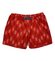 Club Room Men Size XXL (Measure 39x7) Red Pineapple Swim Trunks Mesh Lining - £8.70 GBP