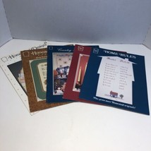 5 Homestead Designs Assorted Cross Stitch Pattern Books Lot Bibs Mother ... - $19.79