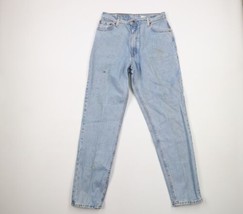 Vintage 90s Levis 550 Womens 14 Distressed Relaxed Tapered Leg Denim Jeans USA - £46.65 GBP