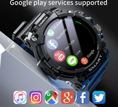 Android Smart Watch 4G 4GB RAM+64G Men Call GPS 5MP 90° Flip Camera 1.6 screen - £215.94 GBP+