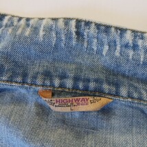 Highway Jeans Women's Blue Cotton Blend Distressed Denim Jacket Pockets Size L image 3
