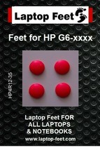 Laptop feet compatible kit for HP PAVILION G6/G7/DV6t(4 pcs self adhesive by 3M) - £9.59 GBP