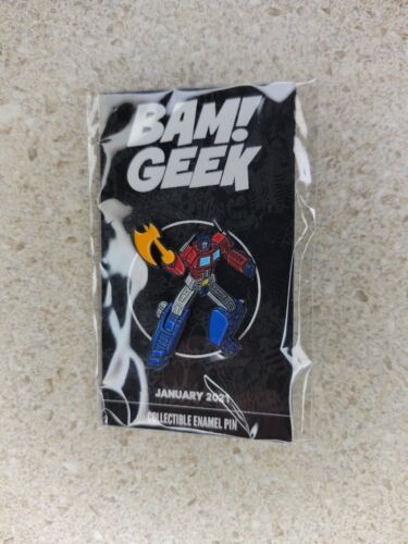 Optimus Prime  Transformers Collectible Enamel Pin Bam! Geek Box January... - $15.83