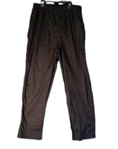 PGA Tour Rain Pants Black Golf Mens Size Large Zip Leg Waterproof - £14.80 GBP