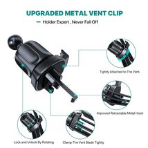 [Upgraded] Universal Magnetic Phone Holder For Car,[2Nd Generation Vent Clip&amp;Str - £31.69 GBP