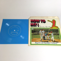 1973 Reserve Life Mickey Mantle How To Hit Promo Brochure &amp; Record NY Yankees - £20.77 GBP