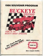 Buckeye Speedway Racing Program 1986 - £37.78 GBP