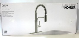 MINT Kohler R43211-VS Provo Pulldown Kitchen Faucet, Vibrant Stainless Finish - £87.04 GBP