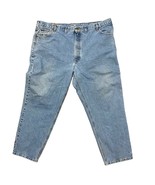 Carhartt Relaxed Fit Jeans 50 x 31.5 Denim Medium Wash Big Man B17 DST - $381.93 MXN