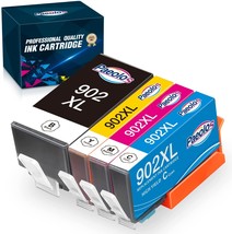 Paeolos 902Xl Ink Cartridges Combo Pack, Compatible Ink Cartridge Replacements - £32.18 GBP