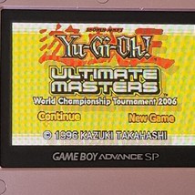 Yu-Gi-Oh! Ultimate Masters Championship 06 Nintendo Game Boy Advance Authentic - $32.69