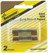 Bussmann (BP/AGU-40GP-RP) Gold Plated 40 Amp Fast Acting AGU Fuse, (Pack of 2) - £10.19 GBP