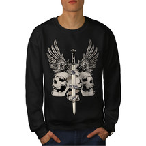 Wellcoda The Last King Death Mens Sweatshirt, Skull Casual Pullover Jumper - £23.80 GBP+