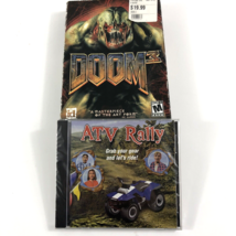 Doom 3 PC Video Game 3 disks Plus Vintage ATV Rally Game which is still sealed. - £7.86 GBP