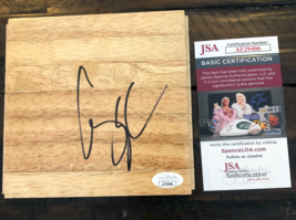 Greg Stiemsa Signed Wisconsin Badgers 6x6 Floor Board W/ JSA COA - $29.65
