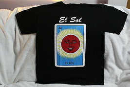 EL SOL SUN MEXICAN LOTERIA CARD BINGO NUMBER 46 T-SHIRT - $11.27