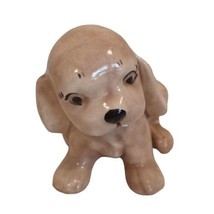 Vtg Dog Pup Puppy Ceramic Porcelain Cocker Spaniel? Figurine Decor 5.5lx4t READ  - £8.25 GBP