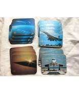 1970s Concorde Super Sonic Transport Drink Coasters. Very Rare. - £46.33 GBP
