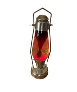 Vintage MCM retro Hippie Lava Lite Lamp Lantern COACHLITE Red 18” Coach ... - $279.57