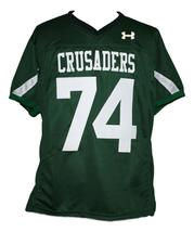 #74 Crusaders The Blind Side Movie Michael Oher Football Jersey Green Any Size image 4