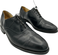 Bostonian Impression Men&#39;s Cap Toe 22021 Black Leather Oxford Shoes size... - $21.33