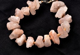 Nirvana quartz Himalayan  growth interference glacial  ice quartz bracelet #6316 - £93.41 GBP