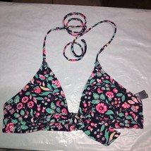 NEW Aerie Womens SZ Small Bathing Suit Triangle Top Floral Light Padding - £7.90 GBP