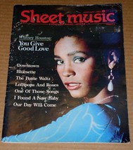 Whitney Houston Sheet Music Magazine Vintage 1987 - $34.99