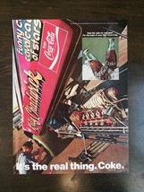Vintage 1970 Coca-Cola Racing Kelly Chadwick Full Page Original Ad 1022 - £5.41 GBP