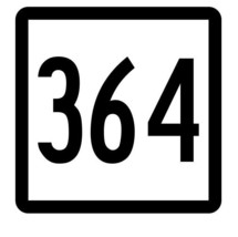Connecticut State Route 364 Sticker Decal R5256 Highway Route Sign - $1.45+