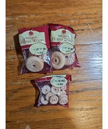 Walnut Hollow Hobby Wood Wooden Toy Wheels 1 1/2&quot; Axle Hole Wheel Lot 8 ... - $17.52 CAD