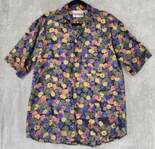 Custom Club International Van Heusen Shirt Mens Medium Multi Retro Y2K Vintage - £23.79 GBP