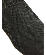 A lot of  TWO authentic Supple Salmon Fish Skins Leather Black - $368.88 MXN