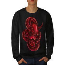 Devil Satan Smile Horror Jumper  Men Sweatshirt - £15.22 GBP