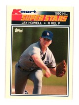 1990 Topps Kmart Super Stars #13 Jay Howell Los Angeles Dodgers - £2.34 GBP