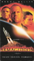 Armageddon Starring Bruce Willis, Billy Bob Thornton VHS - $6.00