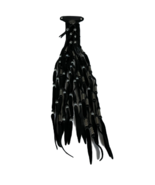 Hawg Tyd Hair Tys 20&quot; Black Leather Hair Tie Tube - EUC - £17.18 GBP