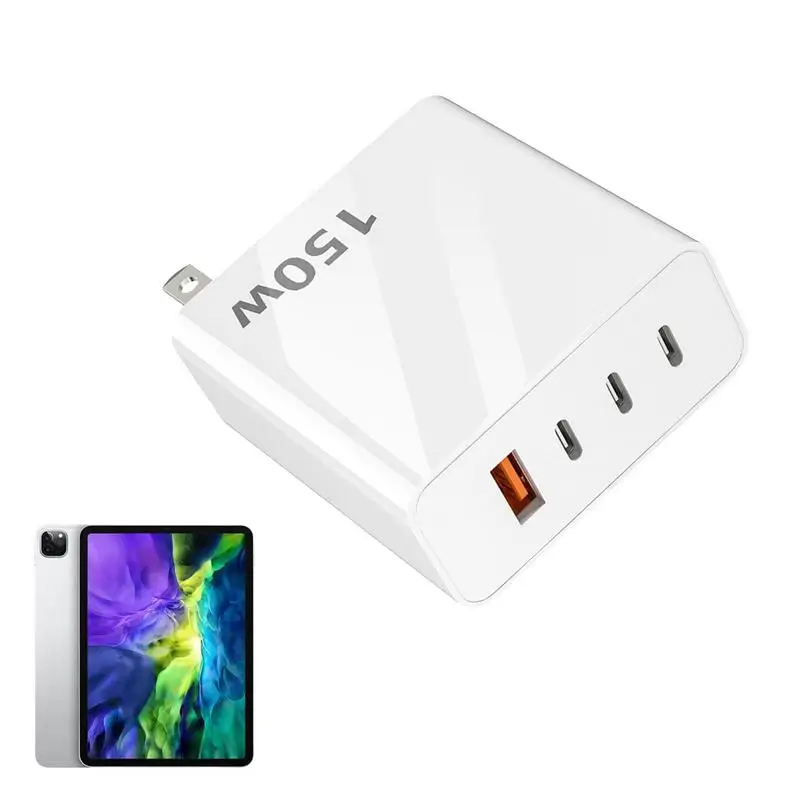 Gan Charger 150W PD GaN Charger Block With 4 Ports Fast Charging Block Q... - £11.17 GBP+