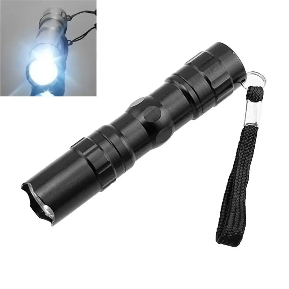 1Pc Portable Flashlight 3w Super Bright Led Lamp With Clip Clamp Flashlight - £8.57 GBP