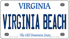 Virginia Beach Virginia Novelty Mini Metal License Plate Tag - £11.72 GBP