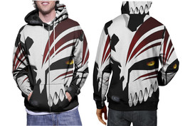 Anime Bleach Hollow Mask White Men&#39;s Pullover Cotton Hoodie - £27.48 GBP