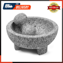 Heavy Duty 8 Granite Molcajete With Pestle 8 X 3.5 - $71.86