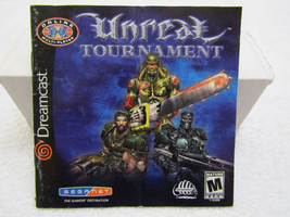 Authentic Instruction Manual Only Unreal Tournament for Sega Dreamcast - £5.94 GBP